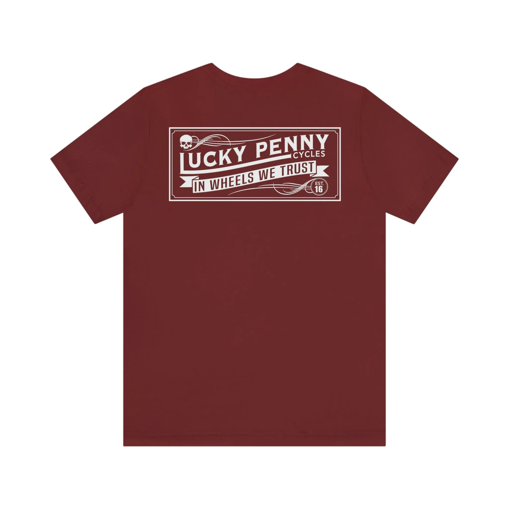 Lucky Penny Cycles Vintage Square T-Shirt