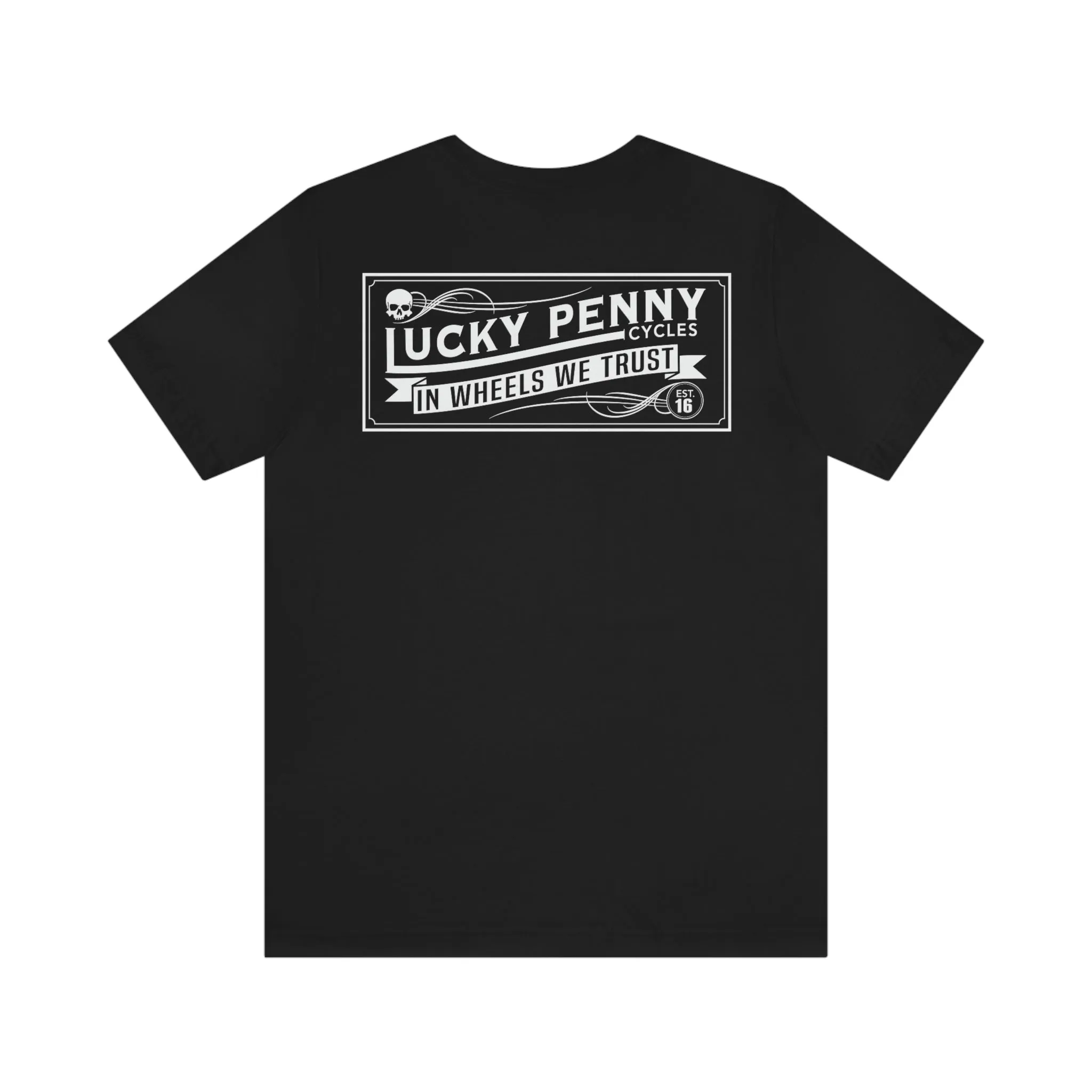 Lucky Penny Cycles Vintage Square T-Shirt