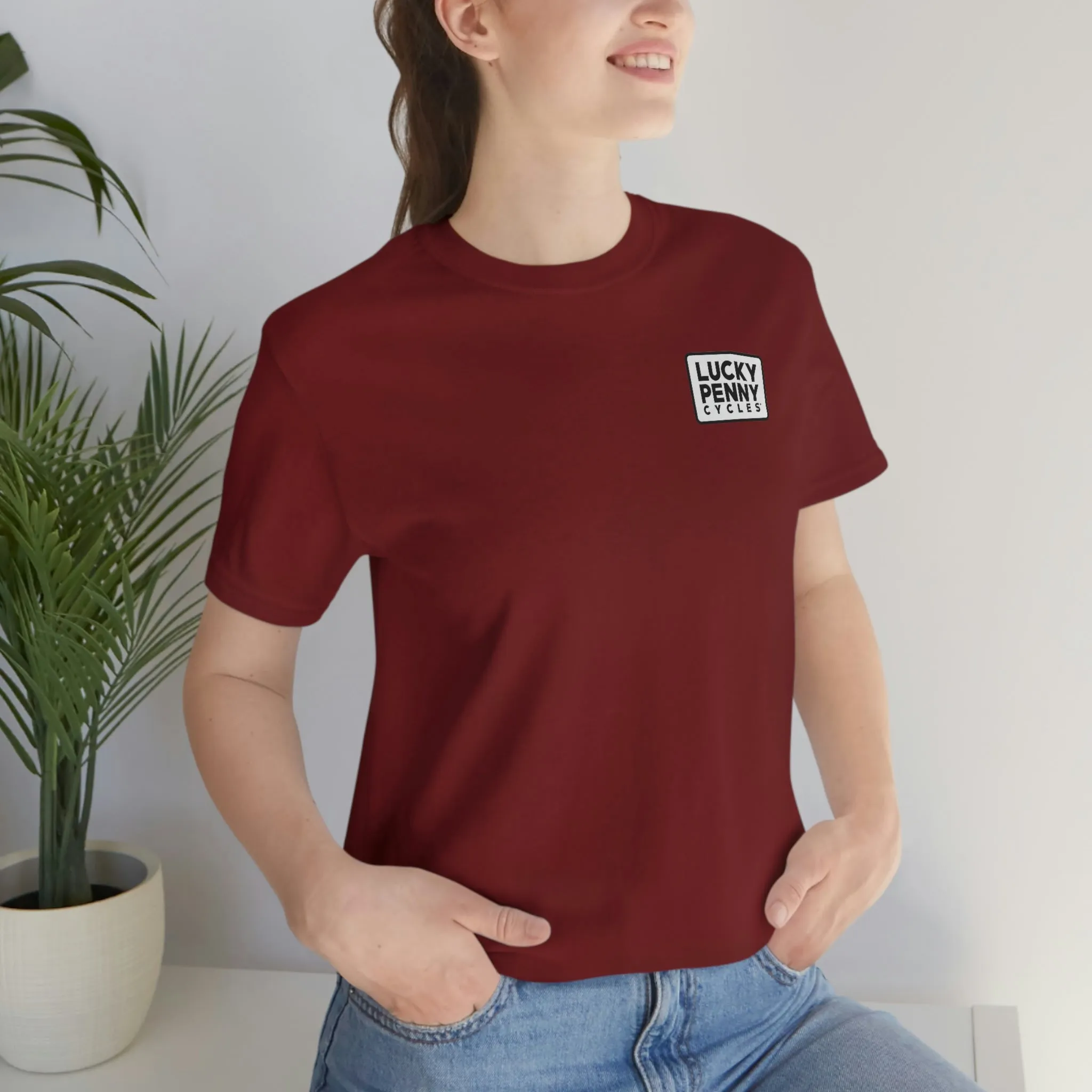 Lucky Penny Cycles Vintage Square T-Shirt