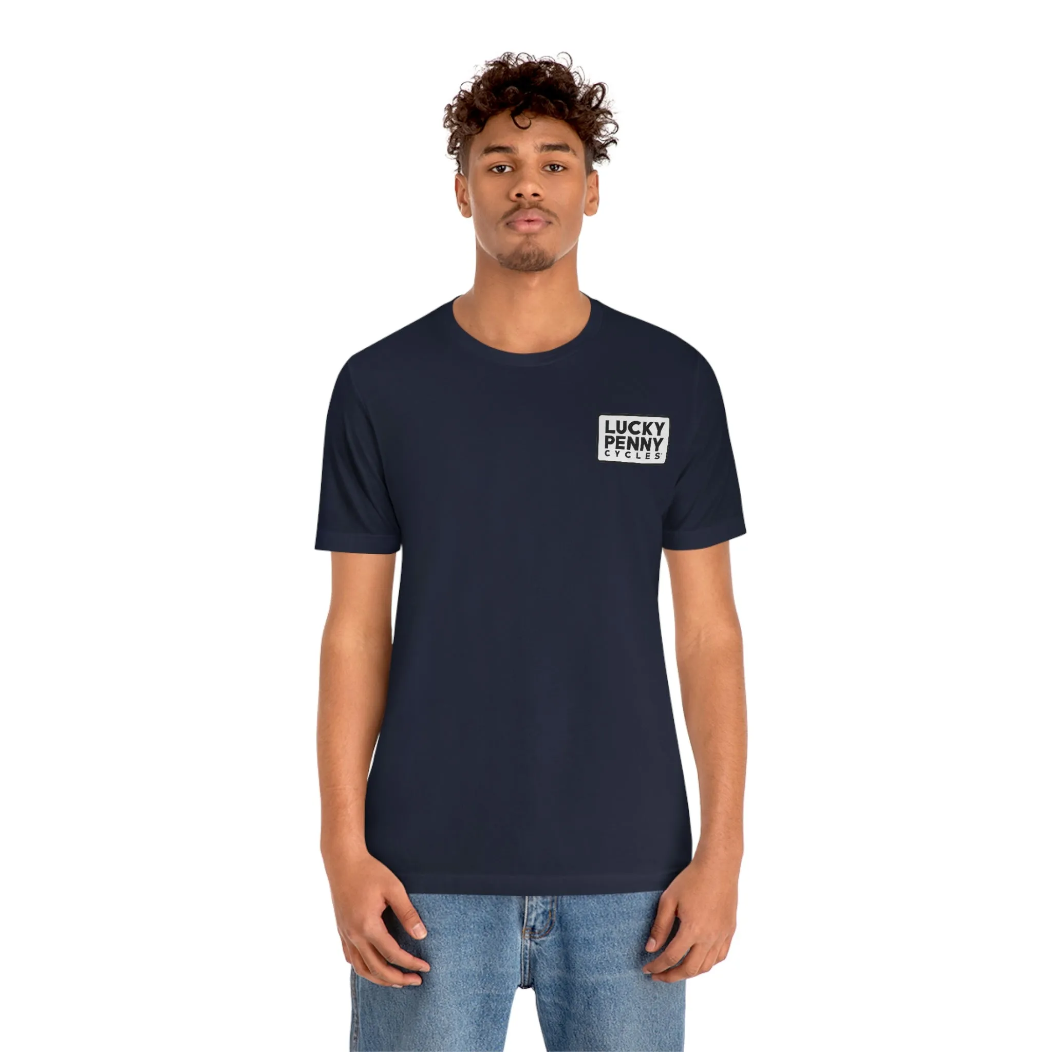 Lucky Penny Cycles Vintage Square T-Shirt