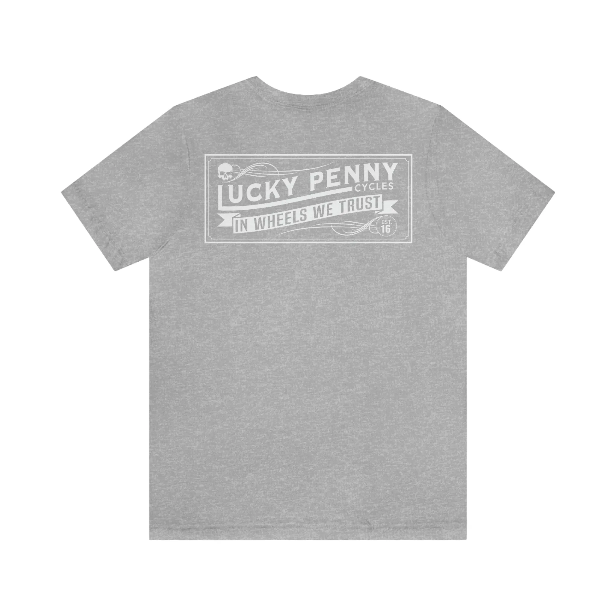 Lucky Penny Cycles Vintage Square T-Shirt