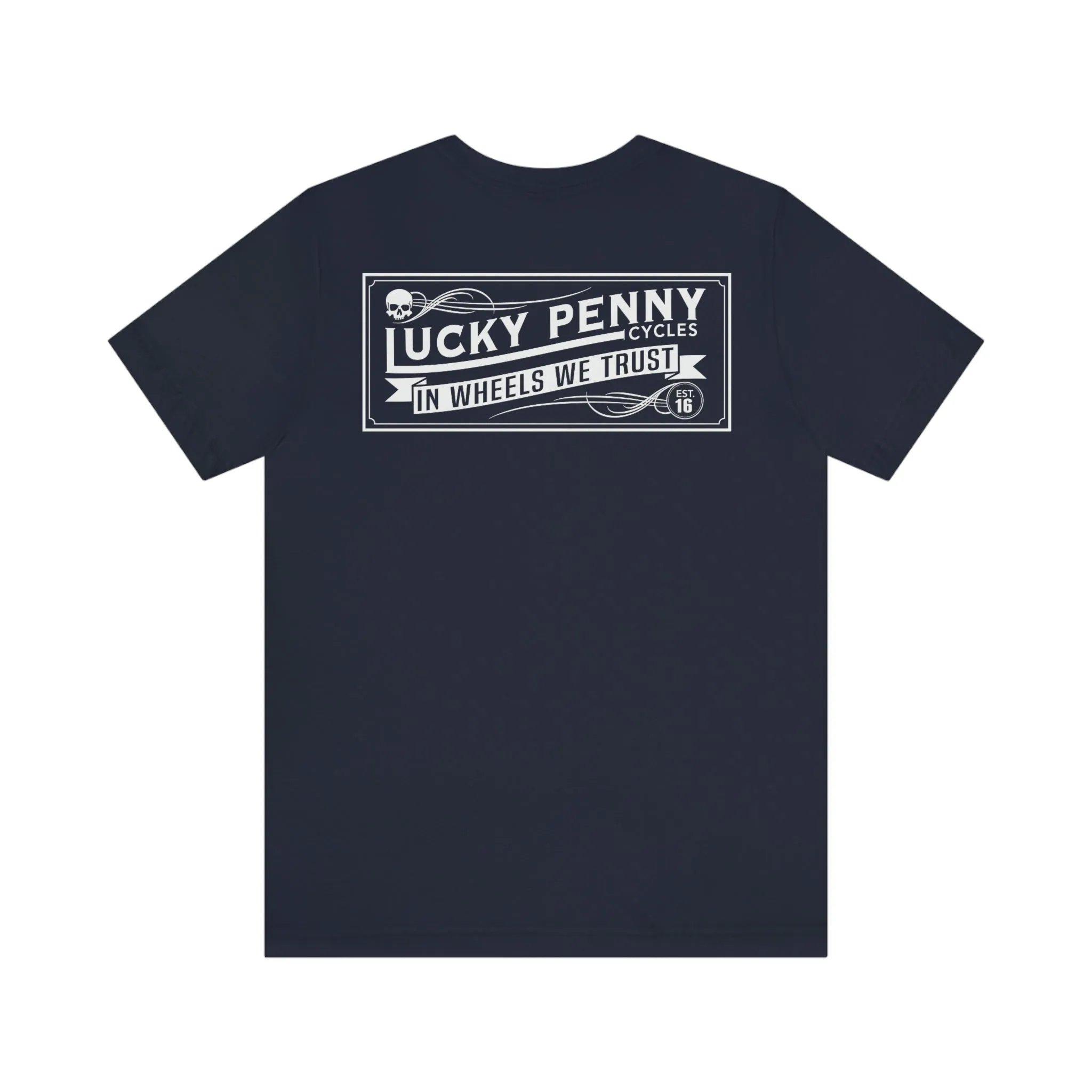 Lucky Penny Cycles Vintage Square T-Shirt
