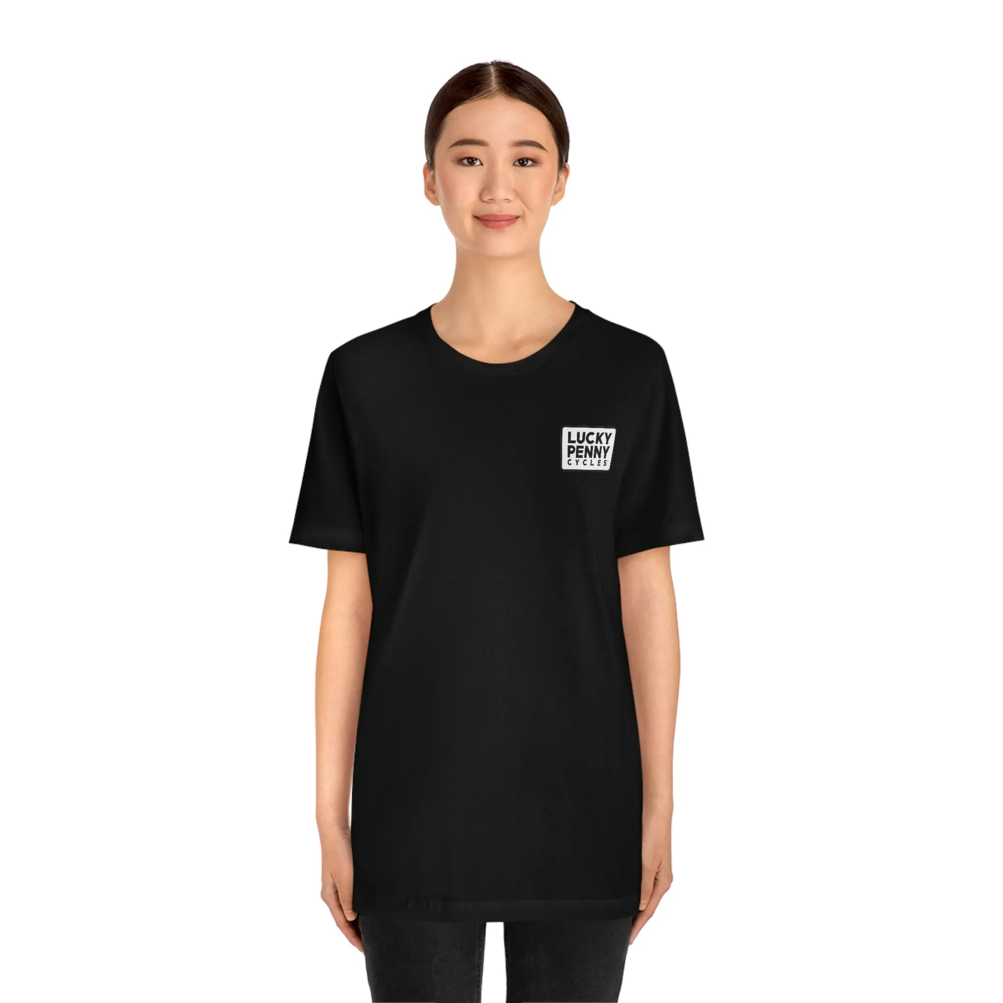 Lucky Penny Cycles Vintage Square T-Shirt