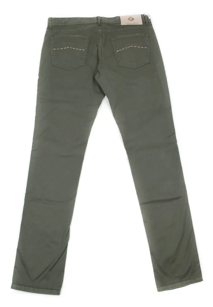 Luigi Borrelli Olive Green Pants - 31 US / 47 EU
