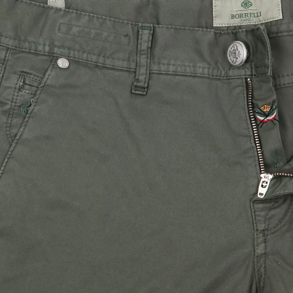 Luigi Borrelli Olive Green Pants - 31 US / 47 EU