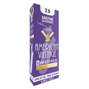 Marca American Vintage Reeds ~ 5 pack ~ Baritone Sax ~ 2.5
