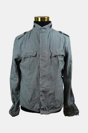MARCS Black, White Houndstooth Zip Jacket