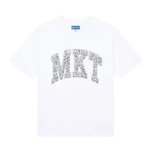 Market Men Rhinestone Arc T-Shirt Tees White