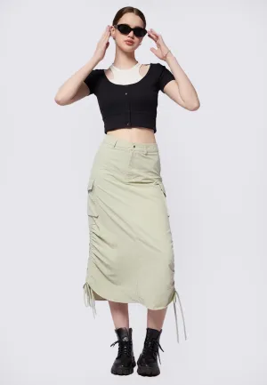 Maxi Cargo Skirt