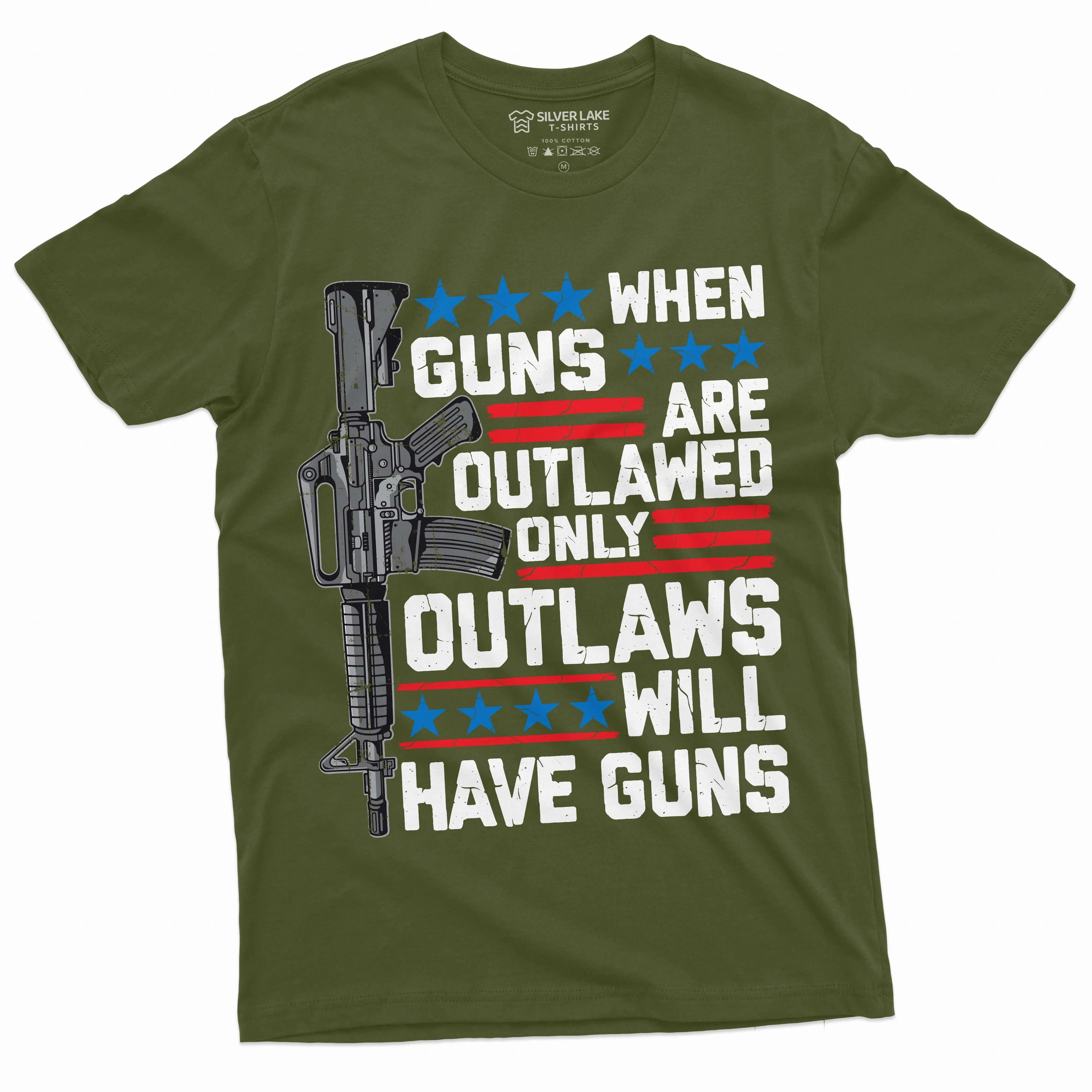 Men's 2A 2nd amendment pro gun  T-shirt conservative constitution tee shirt second tee