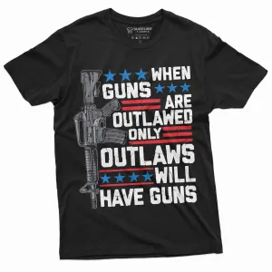 Men's 2A 2nd amendment pro gun  T-shirt conservative constitution tee shirt second tee
