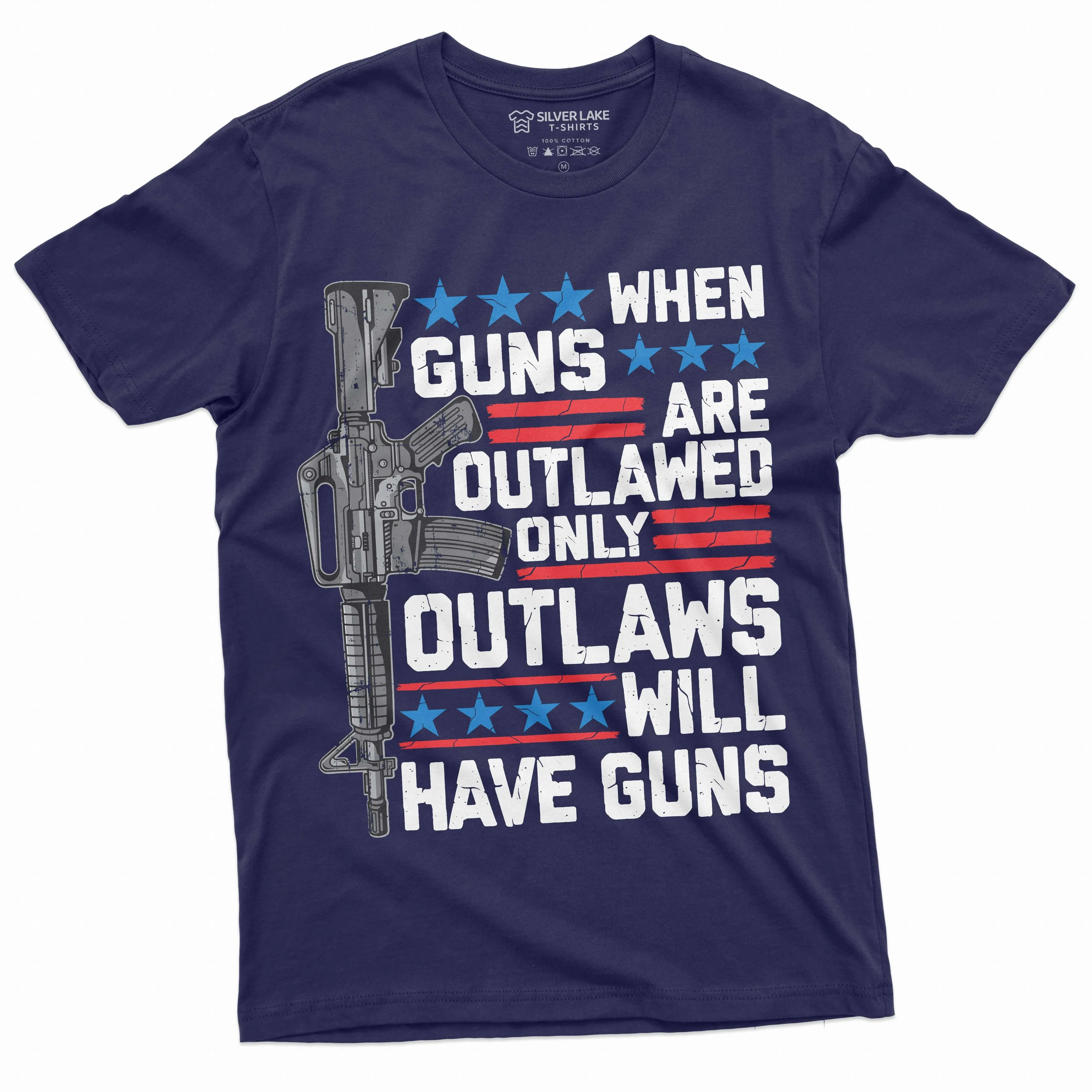 Men's 2A 2nd amendment pro gun  T-shirt conservative constitution tee shirt second tee