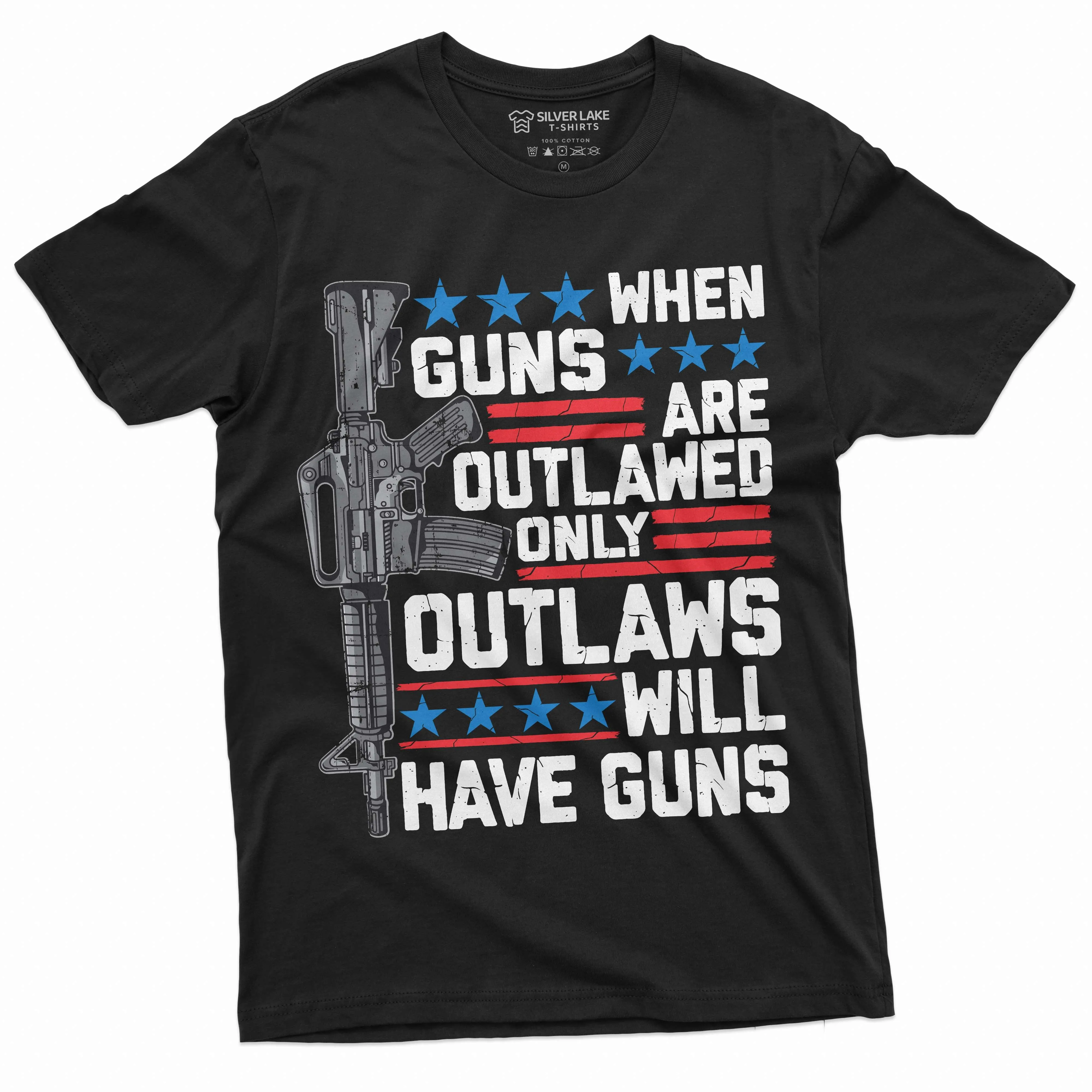 Men's 2A 2nd amendment pro gun  T-shirt conservative constitution tee shirt second tee