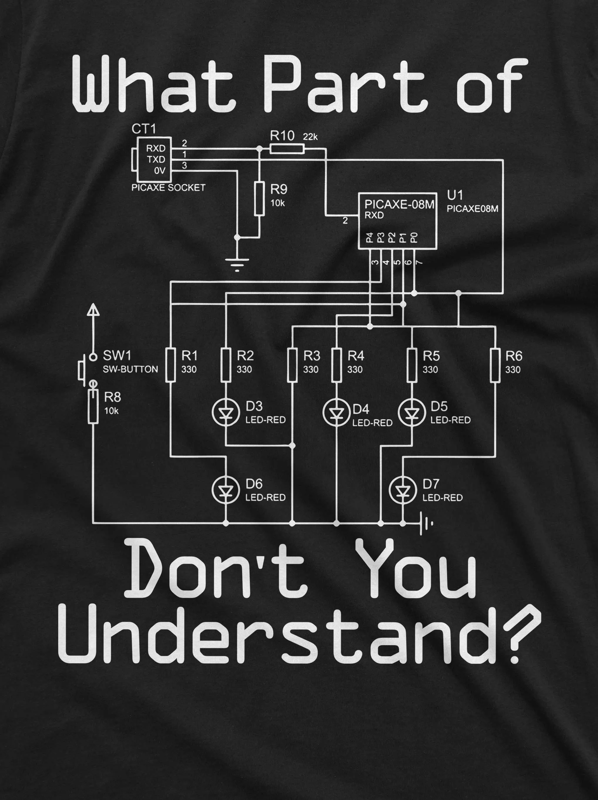 Men's Funny Electrician T-shirt electrical wiring diagram husband dad gift tee shirt