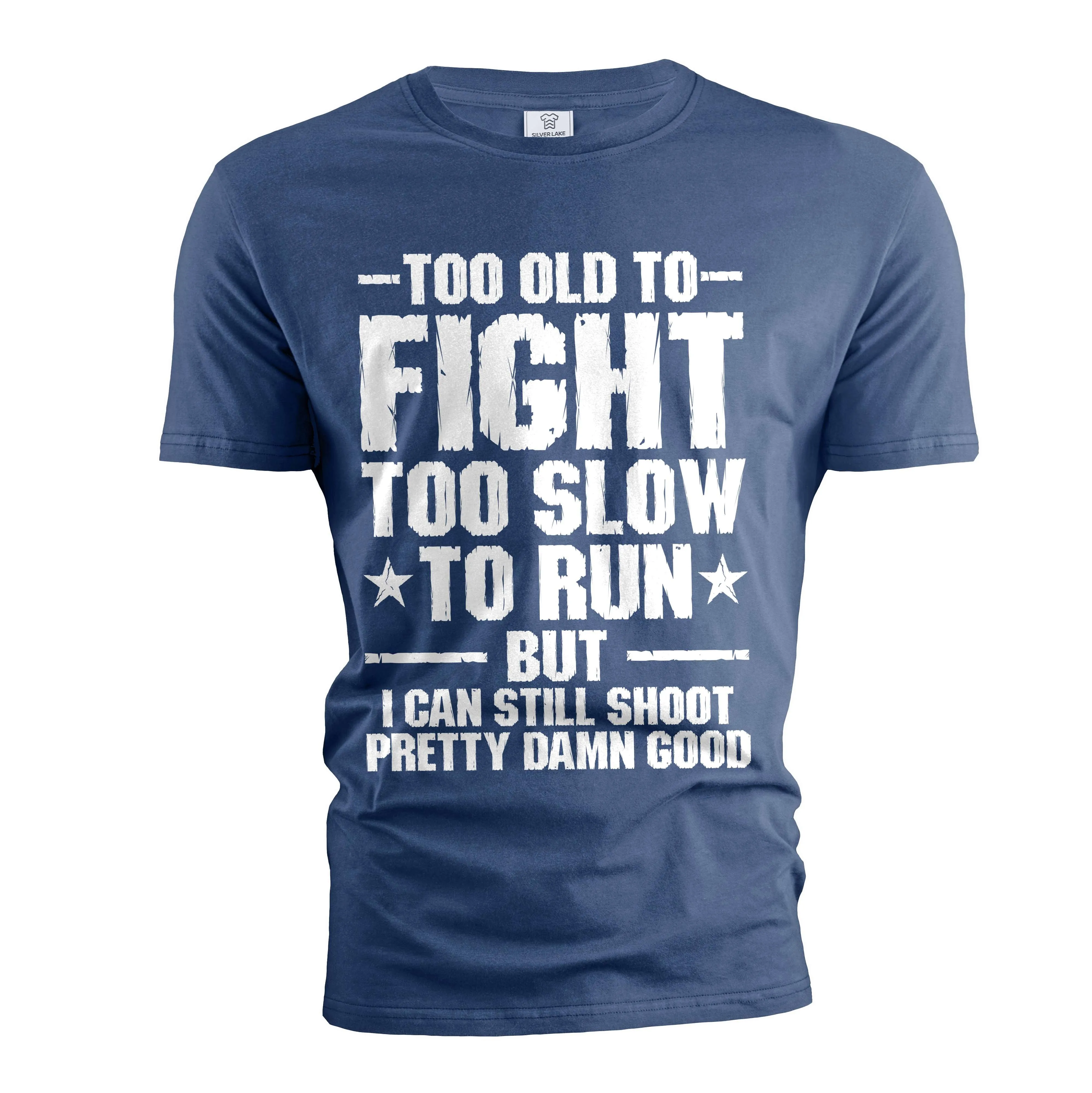 Men's Funny Father's day Grandpa Dad T-shirt too old to fight sarcastic tshirt