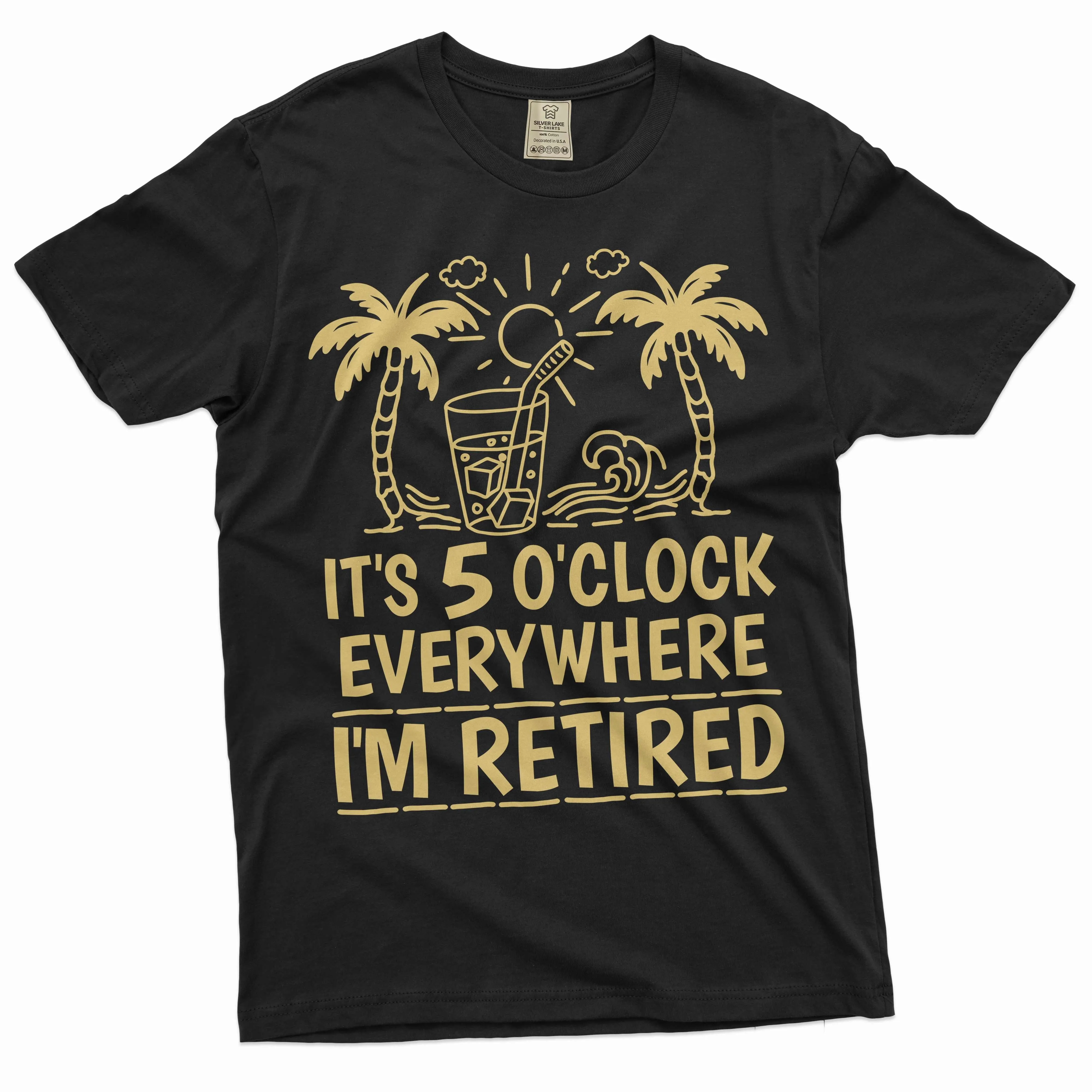 Men's Funny retirement T-shirt Grandpa Papa Dad retiree gift Christmas Father's day birthday gift