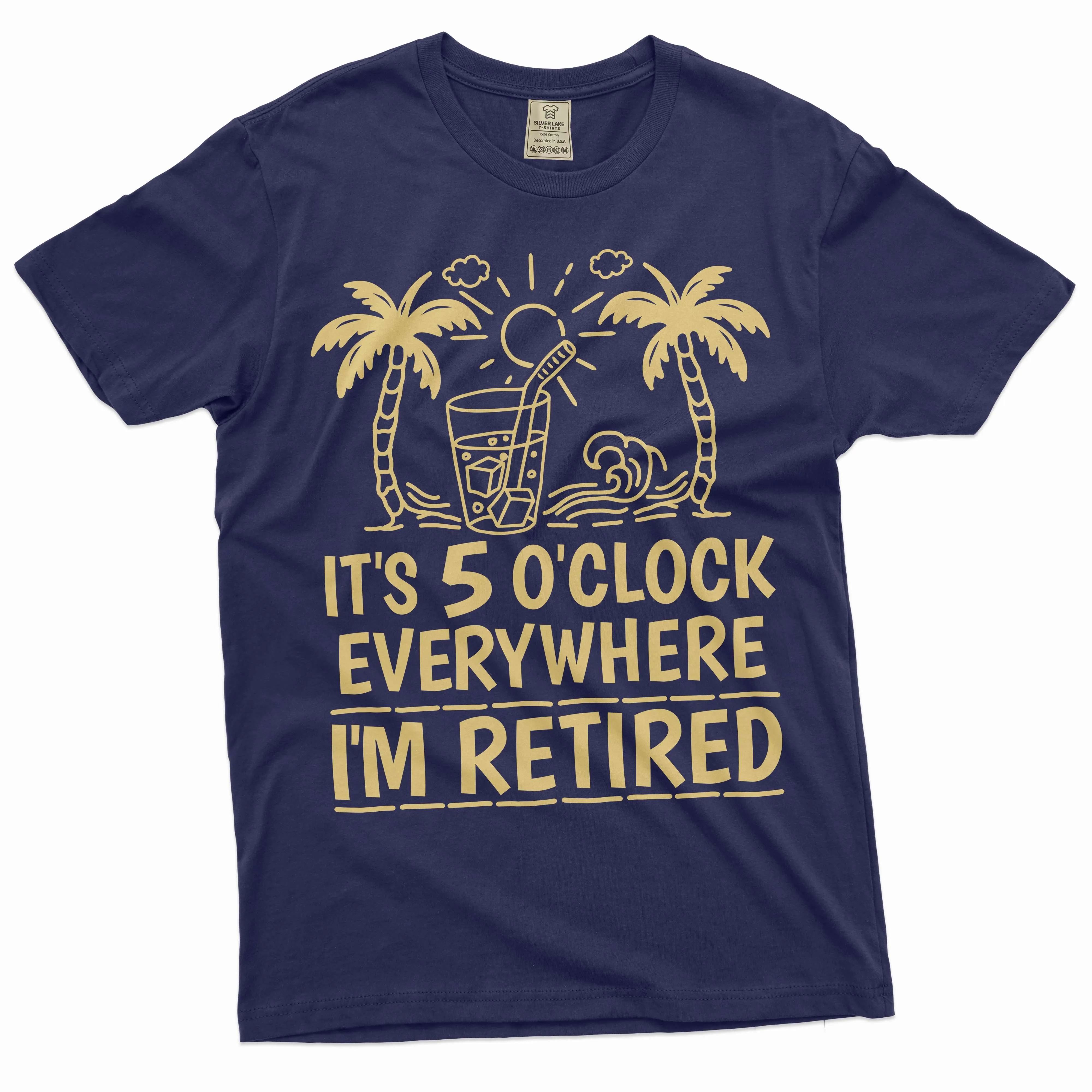 Men's Funny retirement T-shirt Grandpa Papa Dad retiree gift Christmas Father's day birthday gift