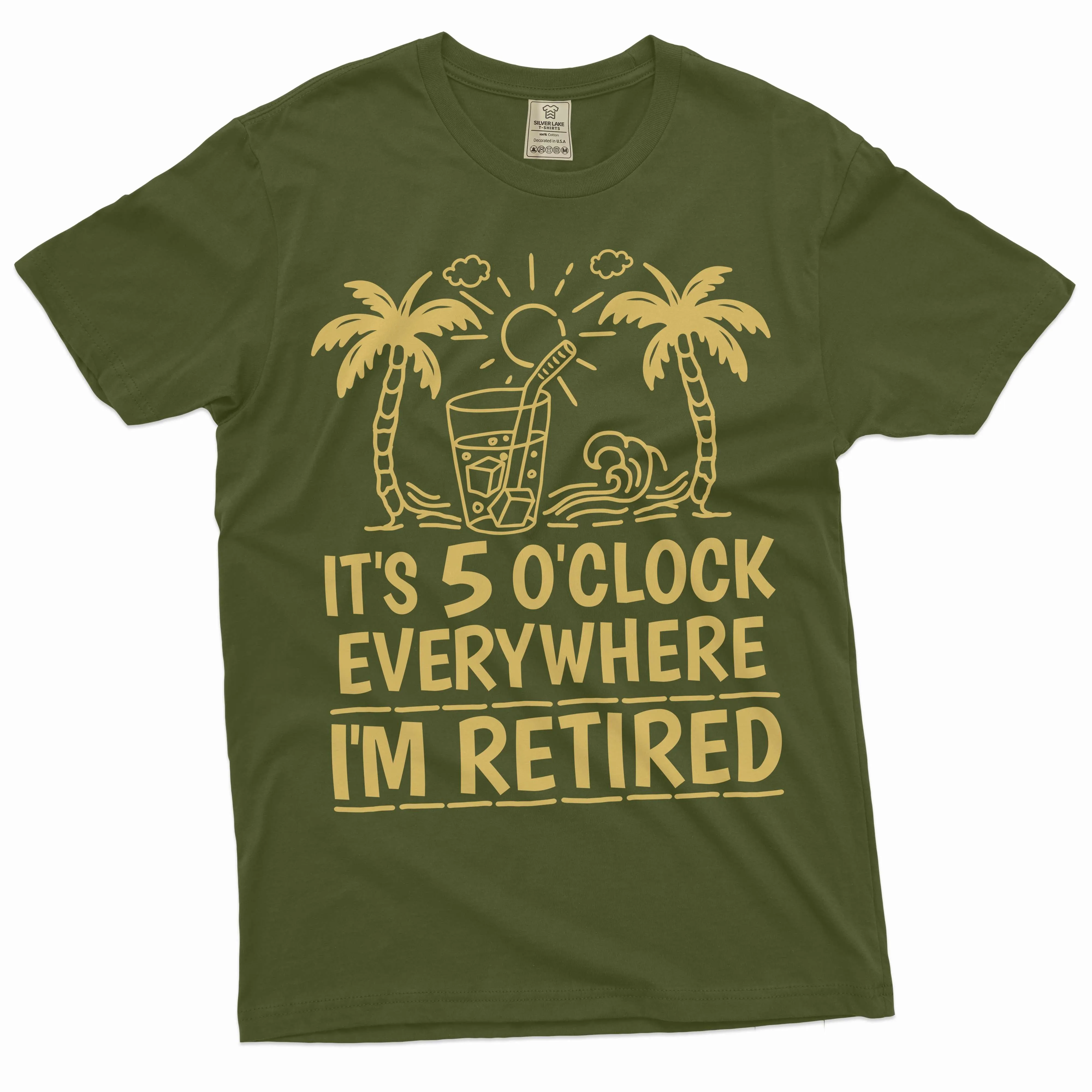 Men's Funny retirement T-shirt Grandpa Papa Dad retiree gift Christmas Father's day birthday gift
