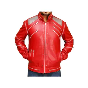 Men's MJ Beat Premium Quality Genuine Leather Jacket