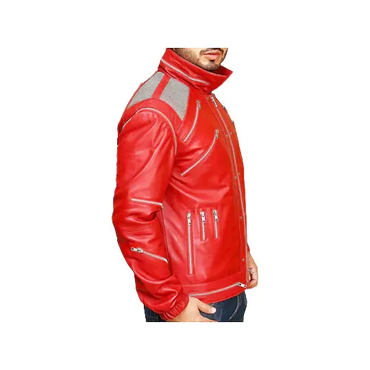 Men's MJ Beat Premium Quality Genuine Leather Jacket