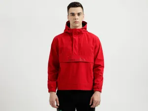 Men's Regular Fit Hooded Neck Biker Jacket
