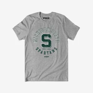 Michigan State Spartans Circle Vintage T-Shirt
