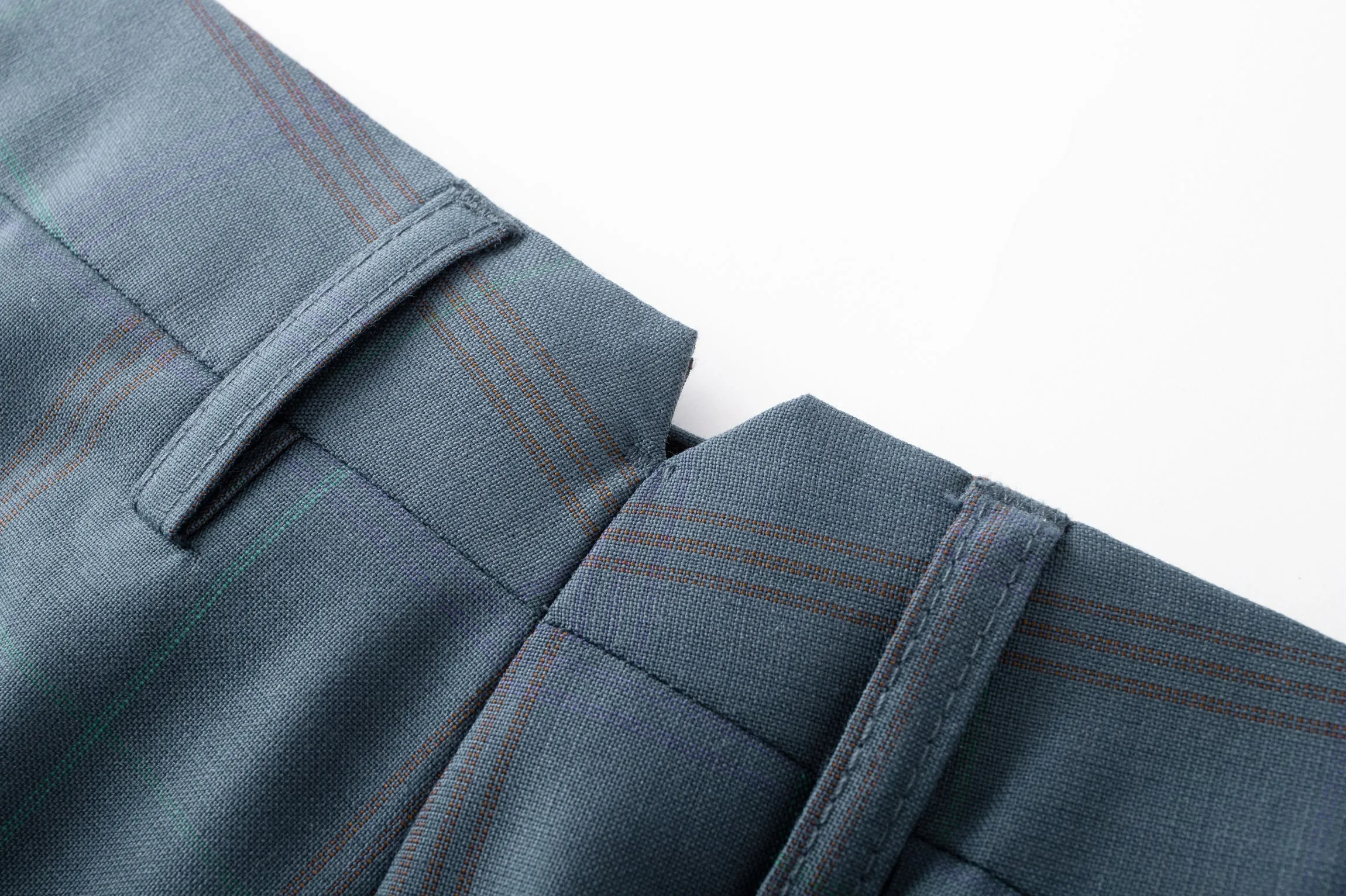 Mid-rise Wool-blend Slim-fit Checked Trousers