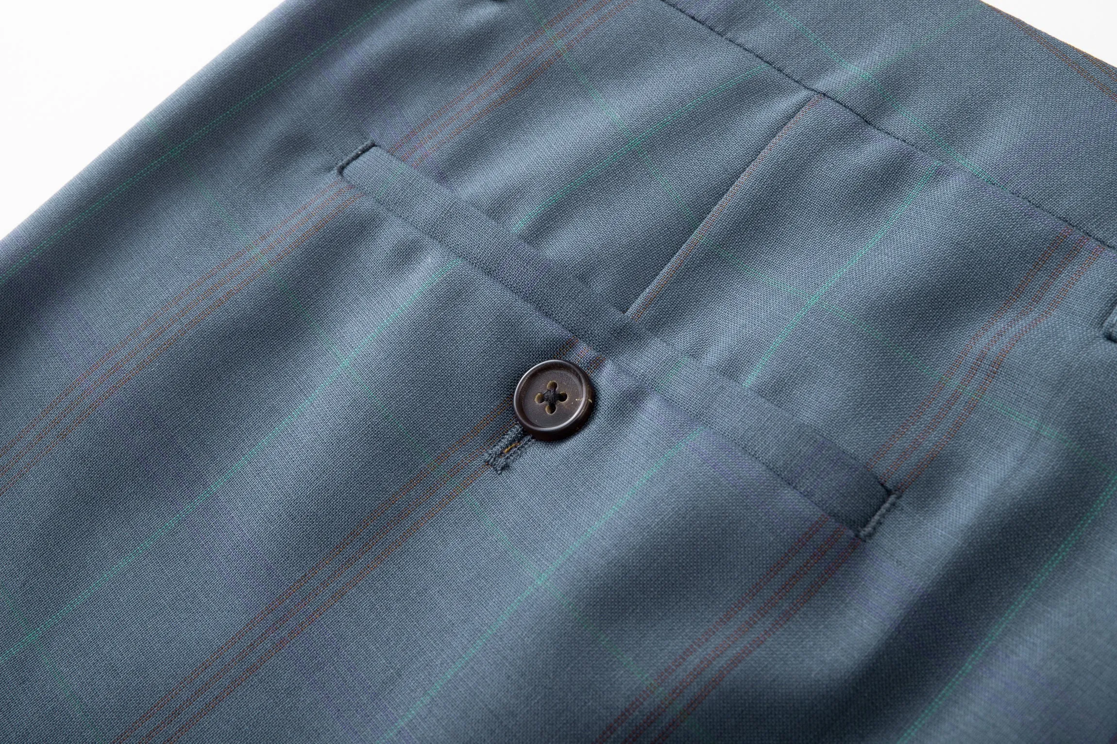 Mid-rise Wool-blend Slim-fit Checked Trousers