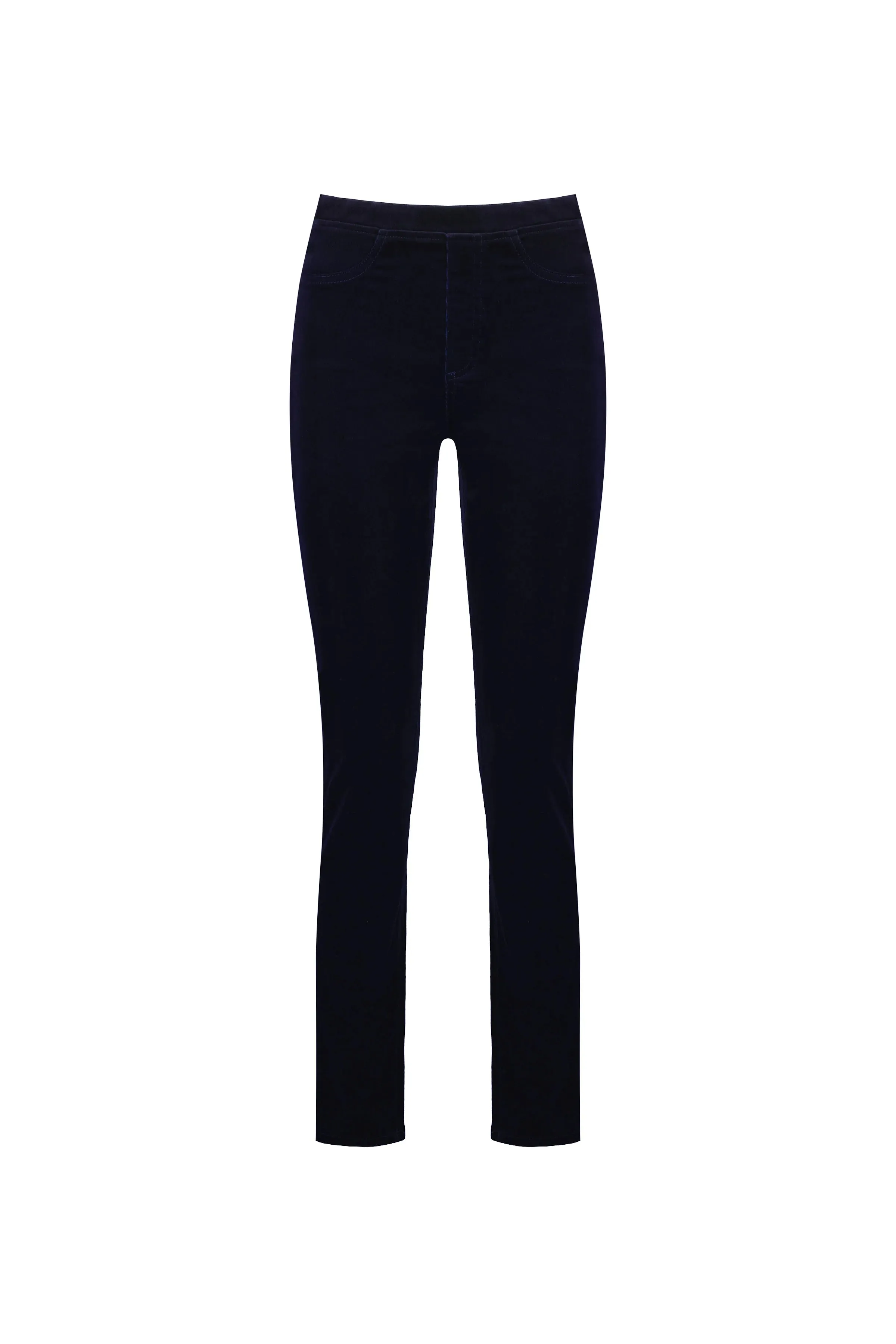Midnight Slim Leg Cord Pull On