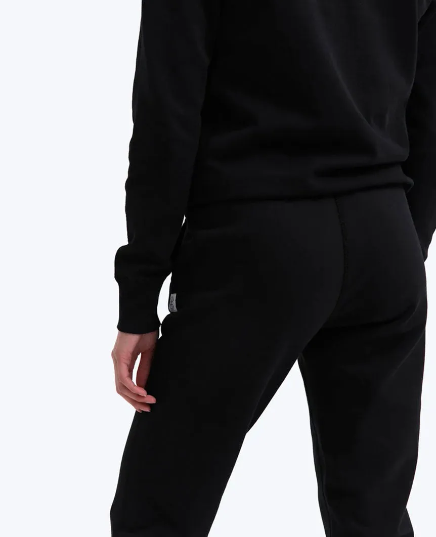 Midweight Terry Slim Sweatpant Womens Black