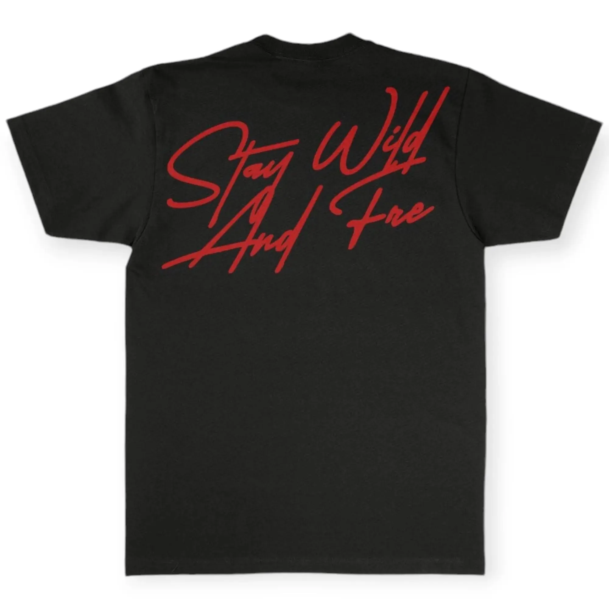 Million Dolla Motive Men Stay Wild N Free Tee(Black)