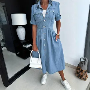 Mimi - Stylish denim dress for women