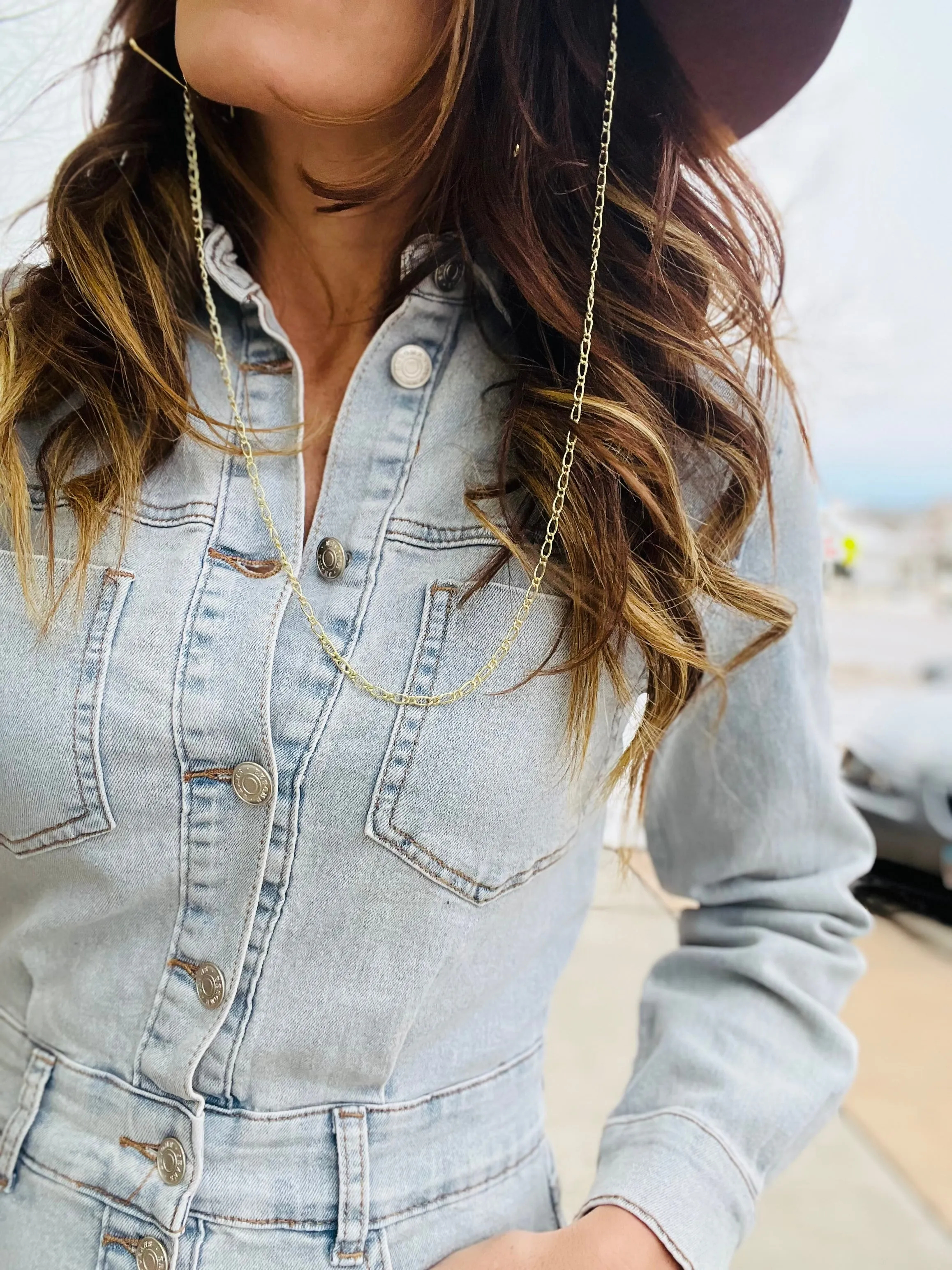 Mineral Washed Denim Dress