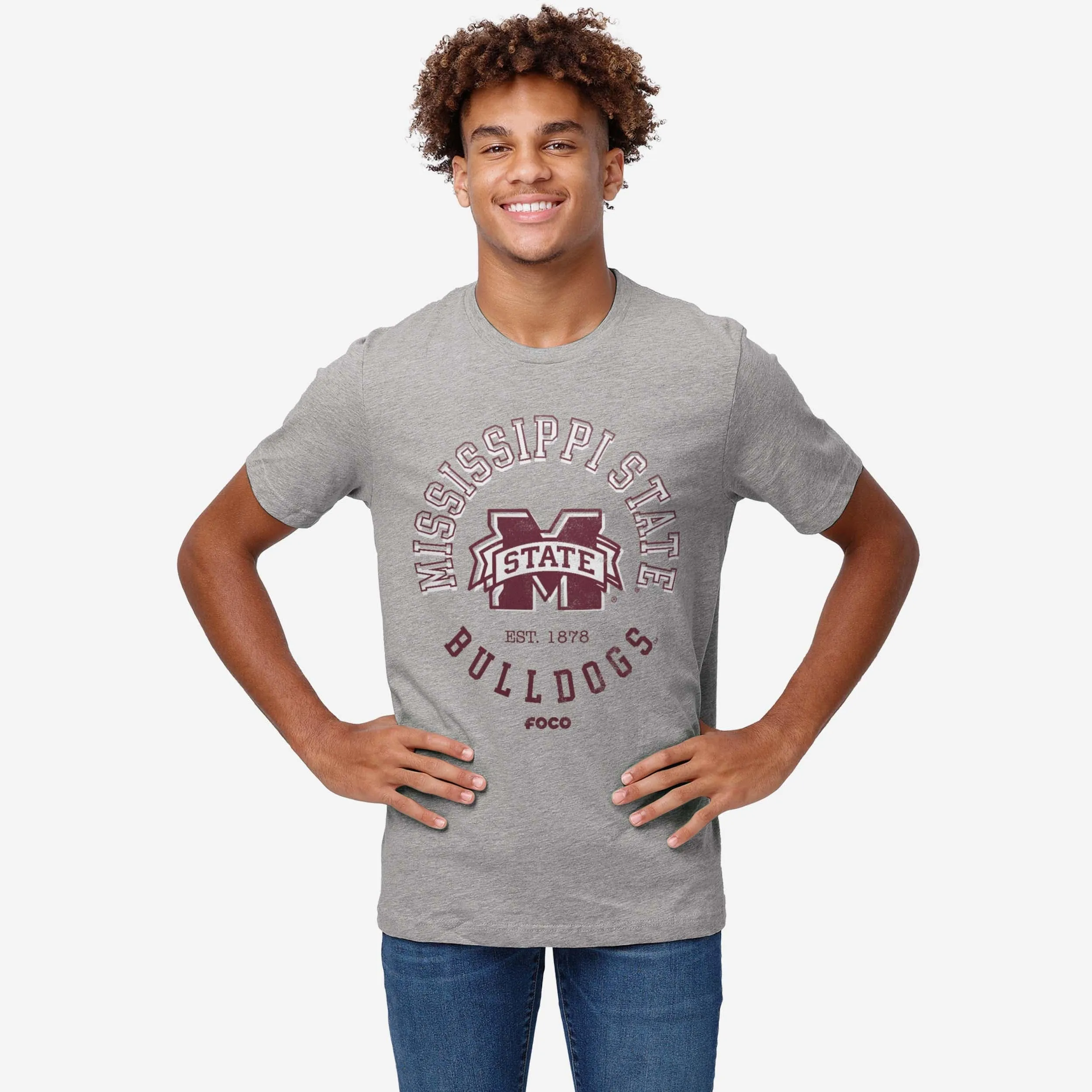 Mississippi State Bulldogs Circle Vintage T-Shirt