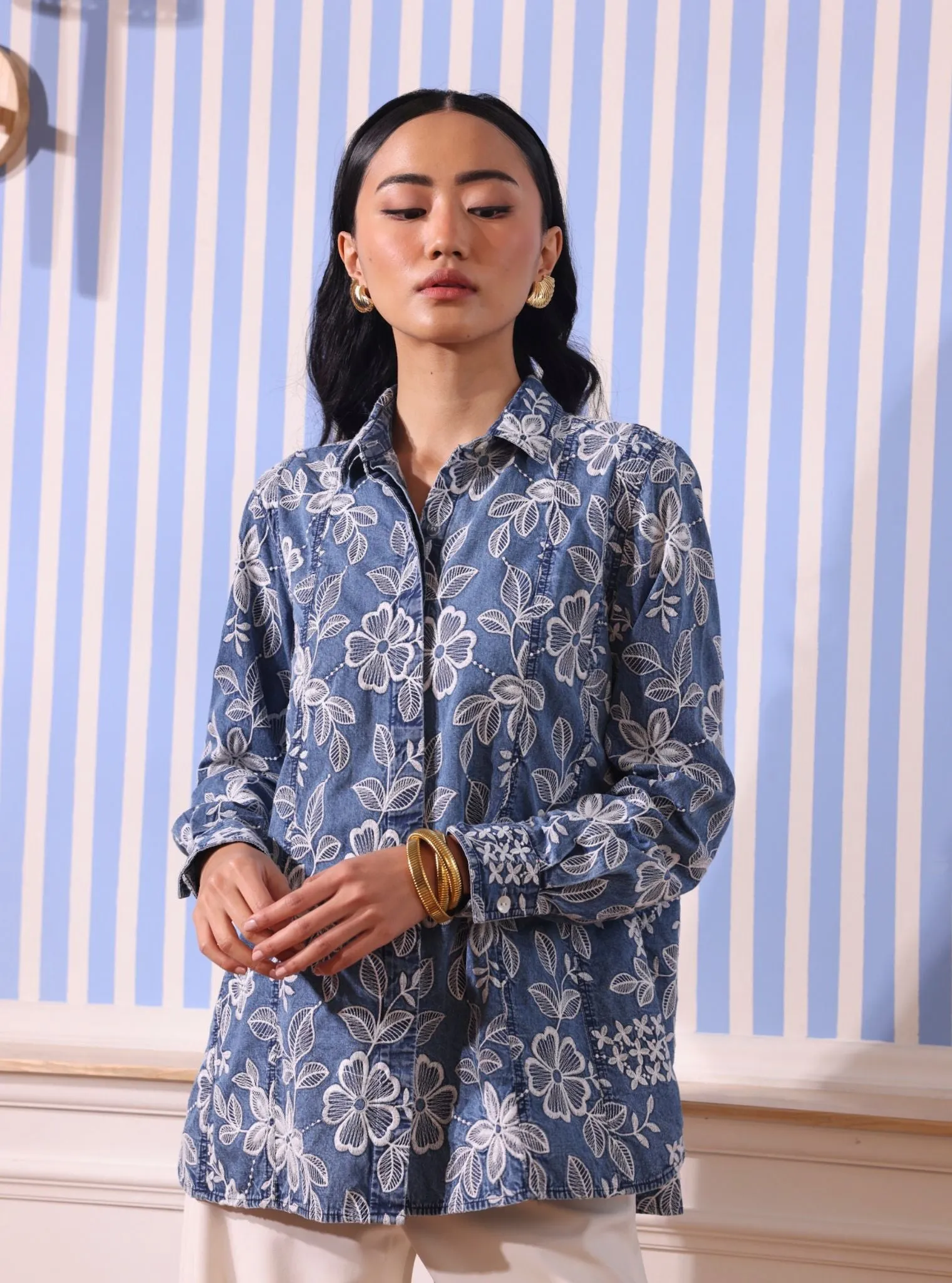 Mulmul Leon Denim Shirt