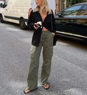 Nalua - Casual Cargo Pants for Women