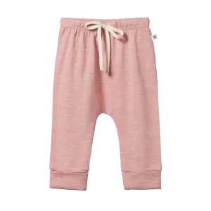 NATURE BABY DRAWSTRING PANTS MAUVE
