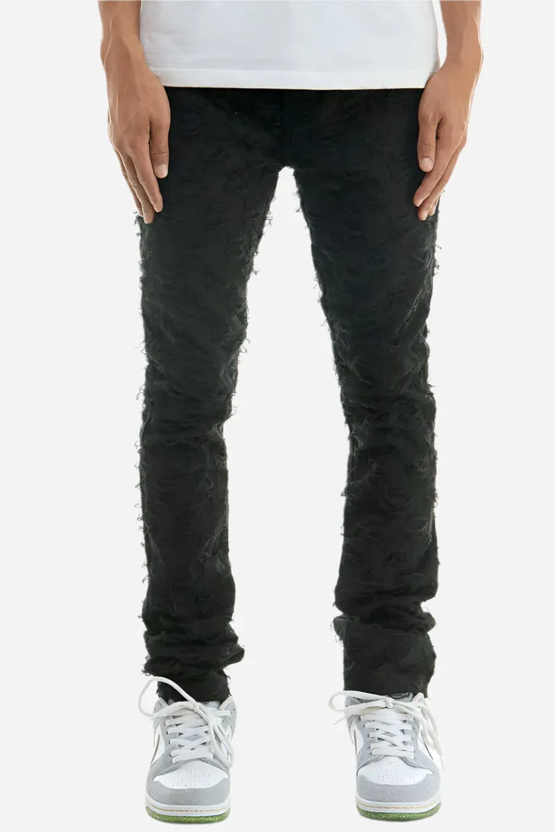 Net Stacked Pants - Stacked Skinny Fit