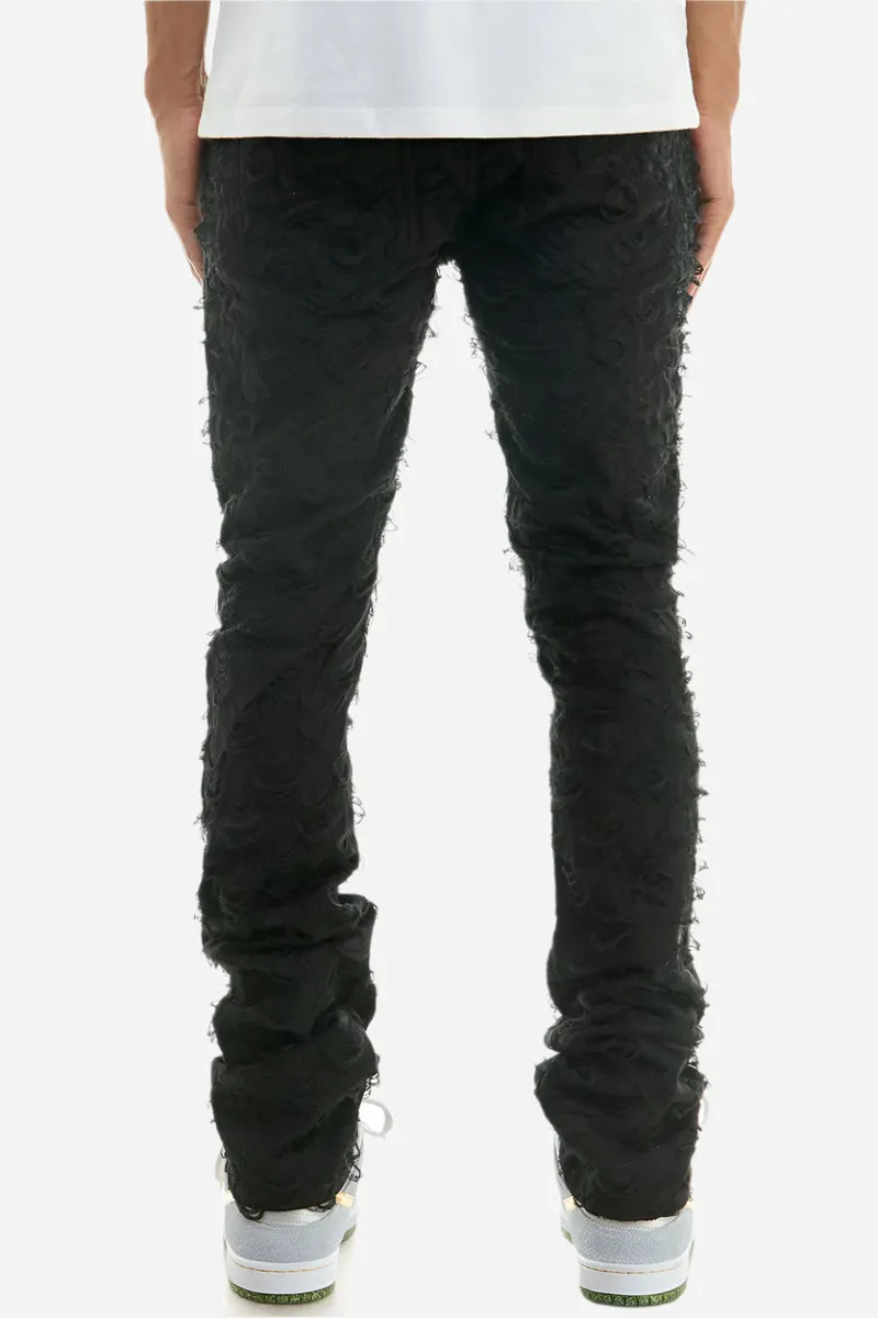 Net Stacked Pants - Stacked Skinny Fit