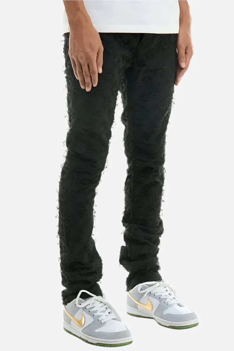 Net Stacked Pants - Stacked Skinny Fit