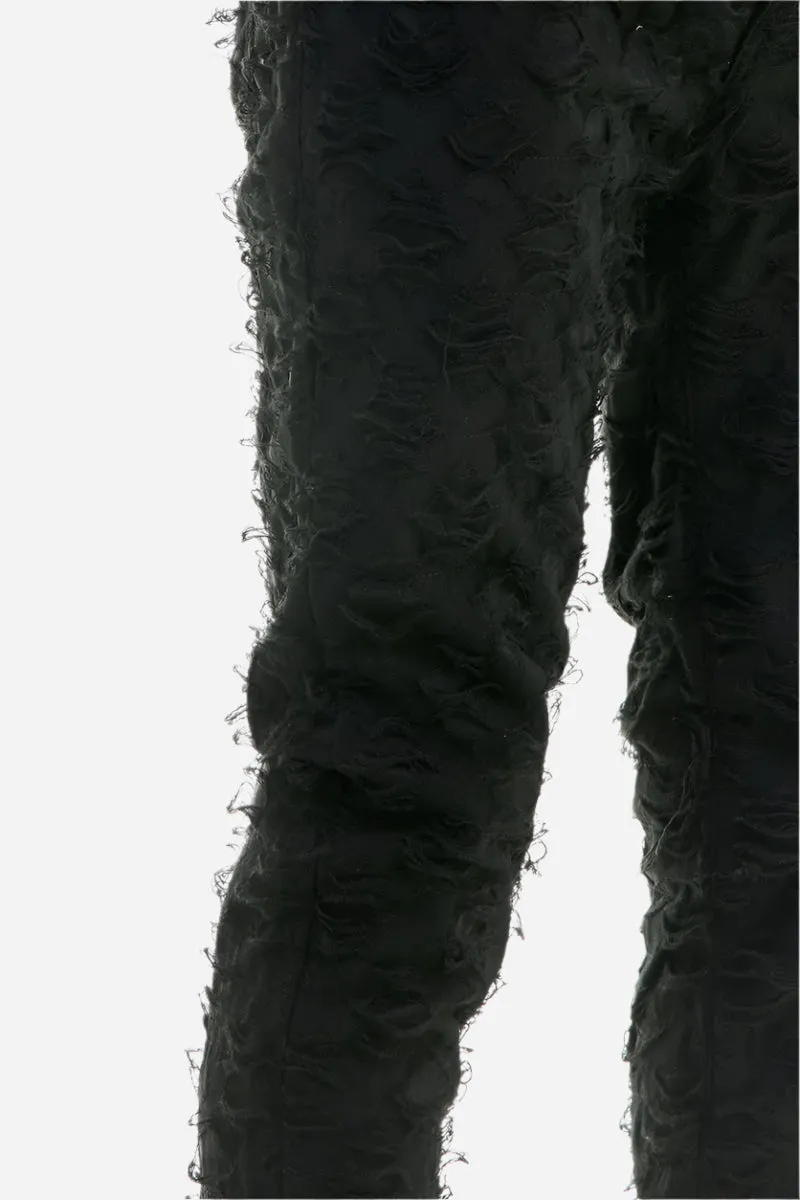 Net Stacked Pants - Stacked Skinny Fit