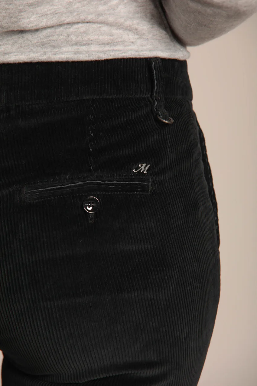 New York Slim women's chino pants in velvet corduroy slim fit