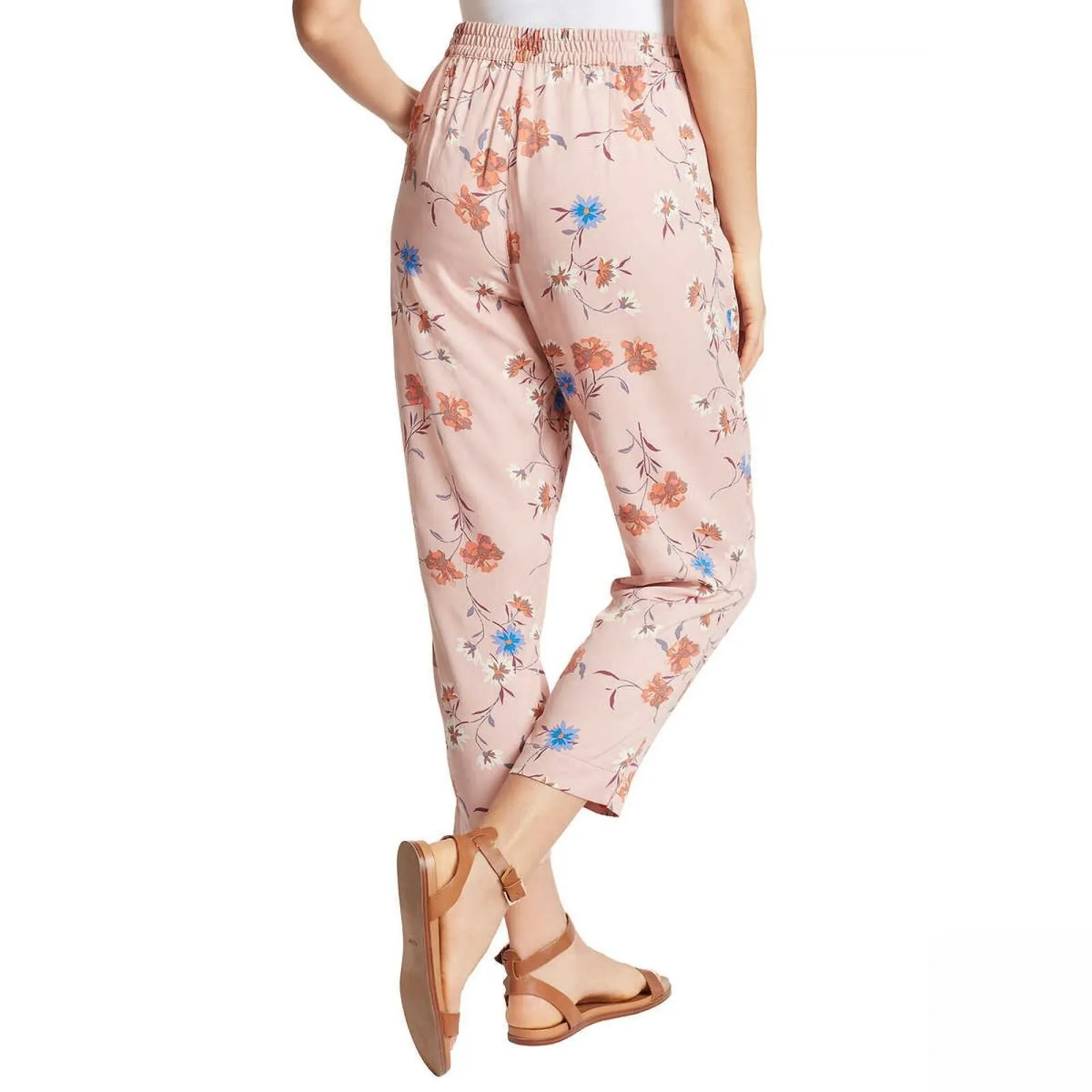 NWT Jessica Simpson Womens' Floral Soft Ankle Pants. 1309716 XL