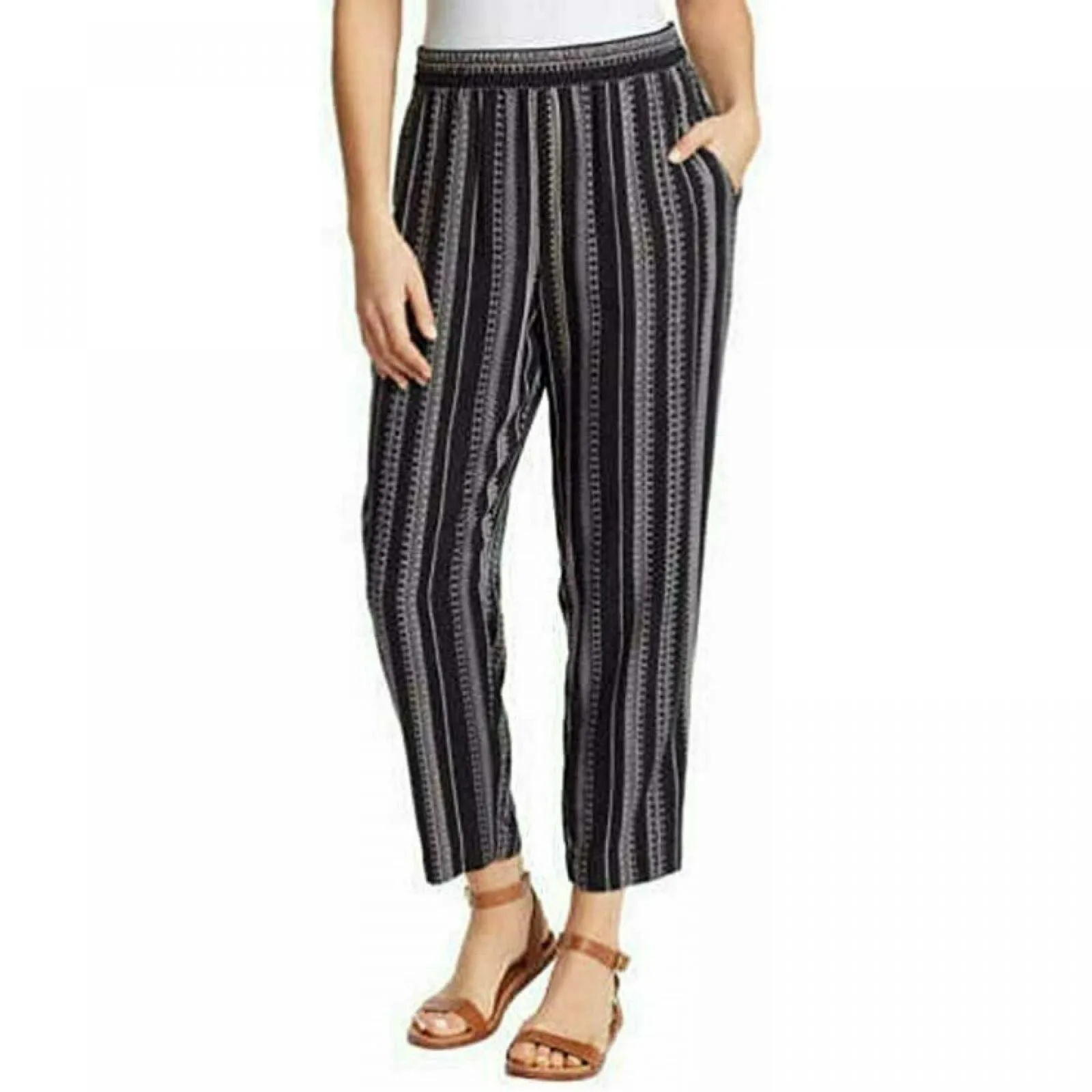 NWT Jessica Simpson Womens' Floral Soft Ankle Pants. 1309716 XL