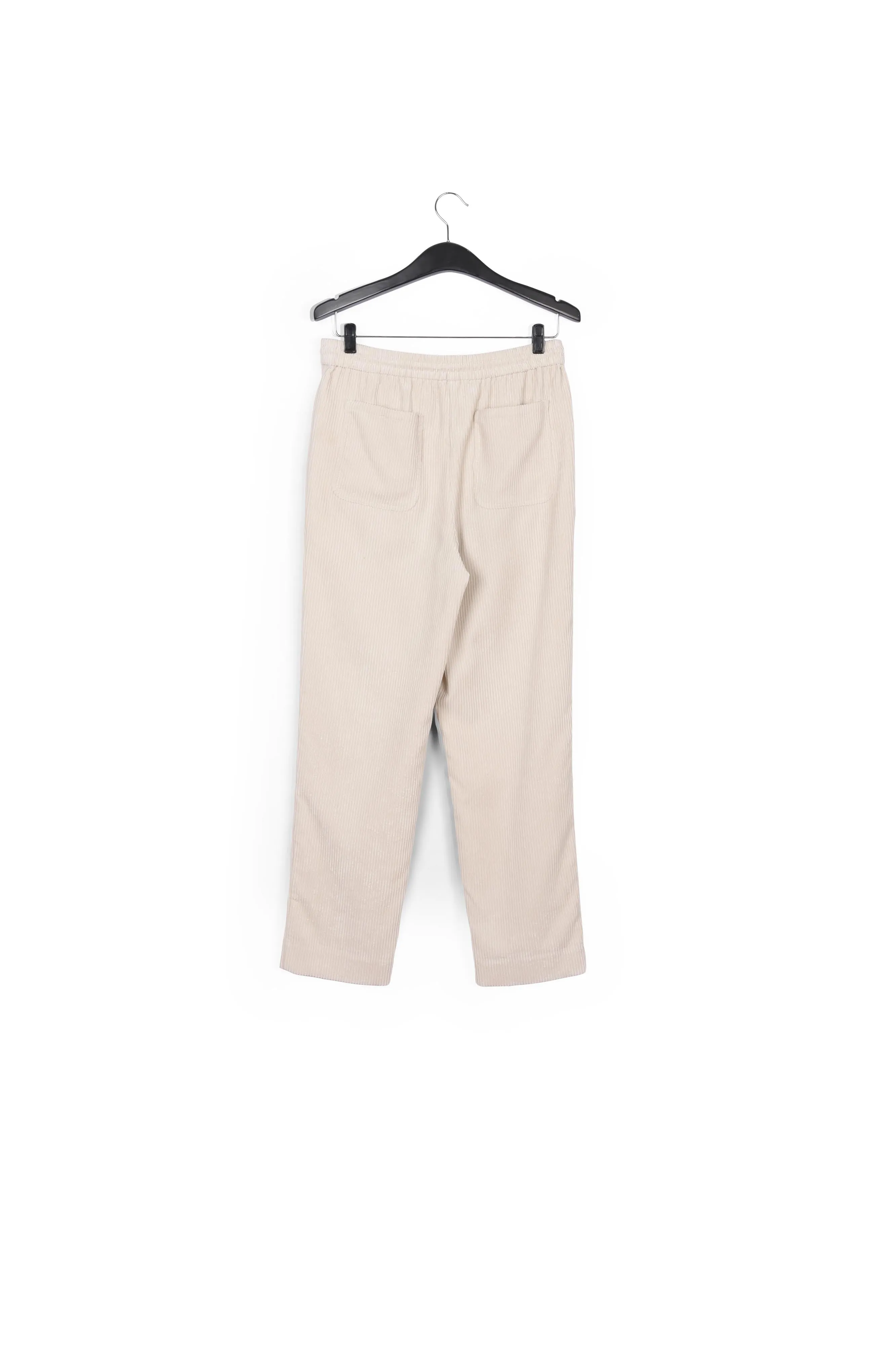 Off-white tapered corduroy pants
