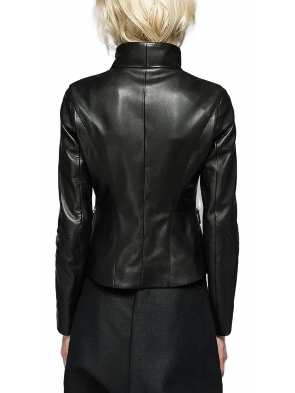 Off-Zip Moto Leather Jacket