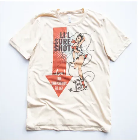 Original Cowgirl Clothing T-Shirts: Rockin' B Ranch Li'l Sure Shot