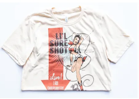 Original Cowgirl Clothing T-Shirts: Rockin' B Ranch Li'l Sure Shot