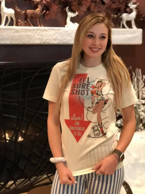Original Cowgirl Clothing T-Shirts: Rockin' B Ranch Li'l Sure Shot