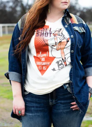 Original Cowgirl Clothing T-Shirts: Rockin' B Ranch Li'l Sure Shot